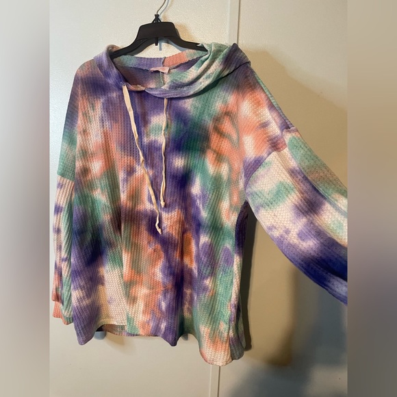 Pink Lily Waffle Knit Pullover. 2/$20 - Picture 3 of 4